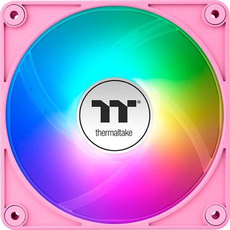 Thermaltake ct120 ex argb Sync wentylator chłodzący do komputera różowy (pakiet 3 wentylatorów) wentylatory do obudowy (różowy, 3 sztuki, 120 x 120 x 25 mm, pwm)