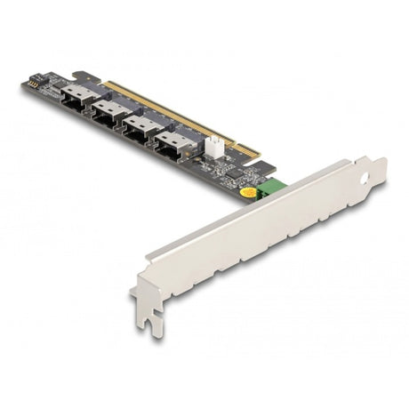 Delock karta pci express x16 do 4 x wewnętrzna karta sieciowa sff-8654 4i nvme