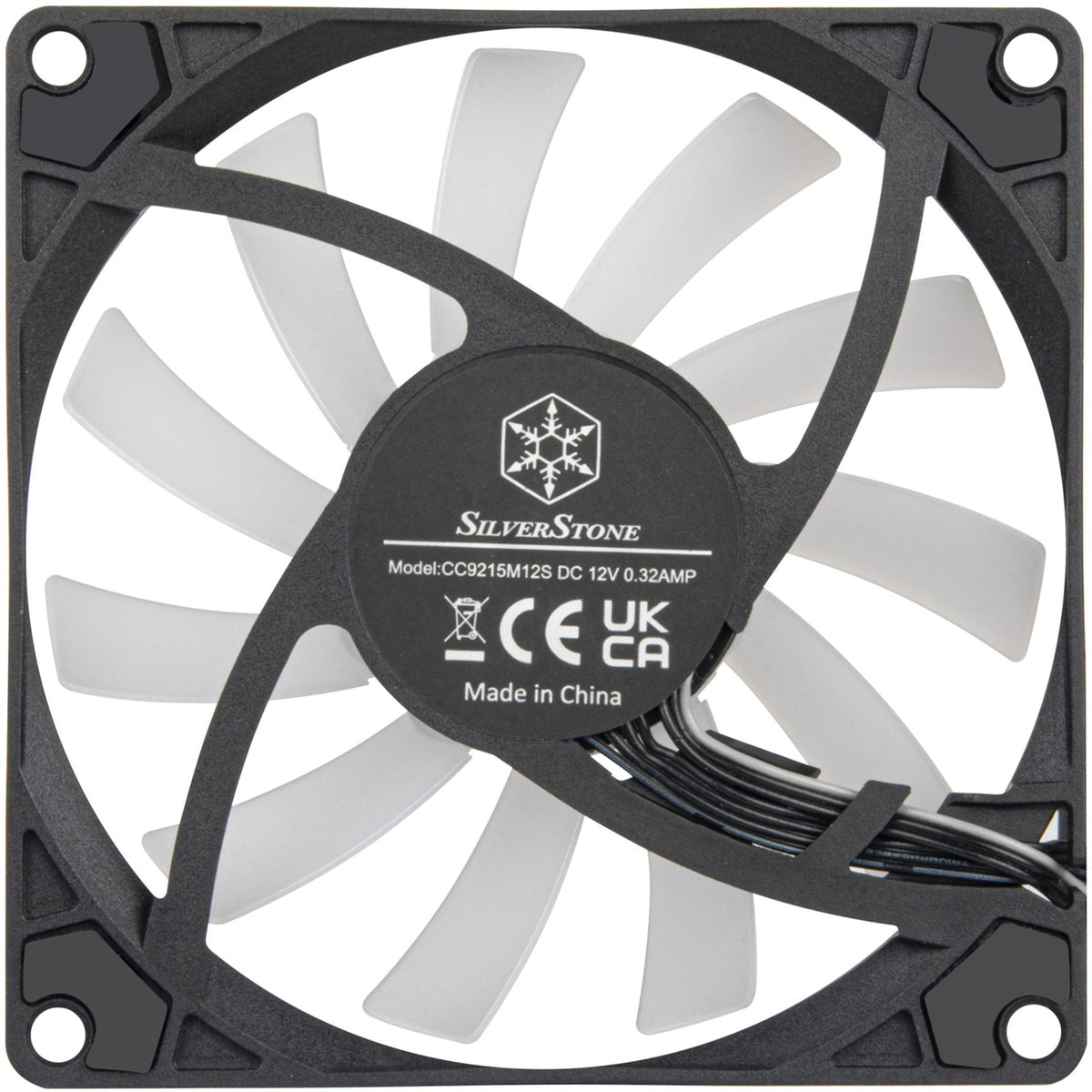 Wentylator Silverstone Air Slimmer 90 argb (czarny, 92 x 92 x 15 mm, pwm)