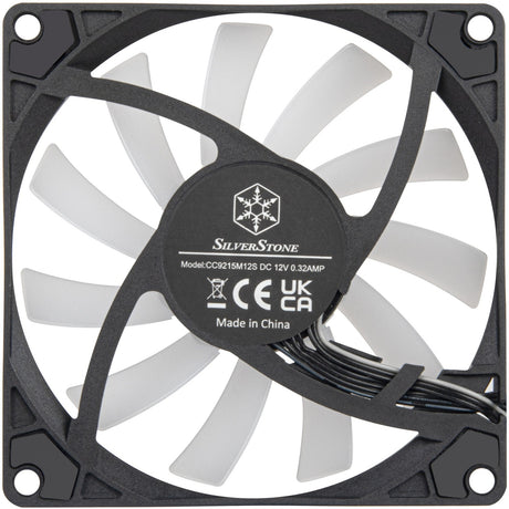 Wentylator Silverstone Air Slimmer 90 argb (czarny, 92 x 92 x 15 mm, pwm)