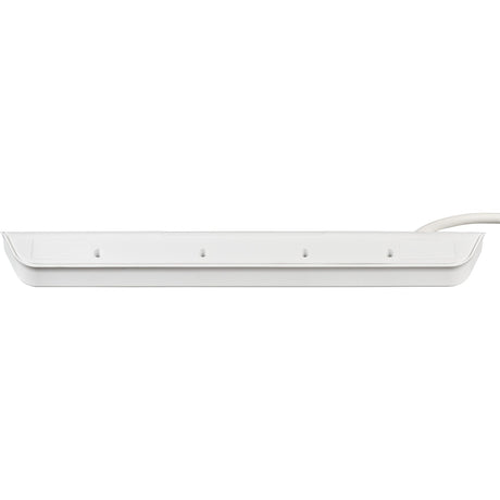 Brennerstuhl ®estilo narożna listwa przyłączeniowa z funkcją ładowania USB 6-kierunkowa 4x gniazda ochronne 2x euro srebrno-białe