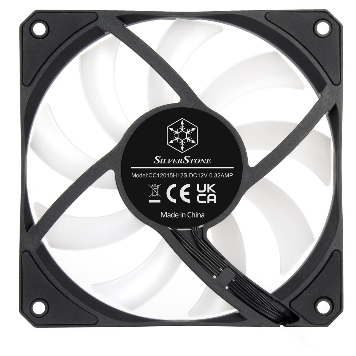 Wentylator Silverstone Air Slimmer 120 argb (czarny, 120 x 120 x 15 mm, pwm)