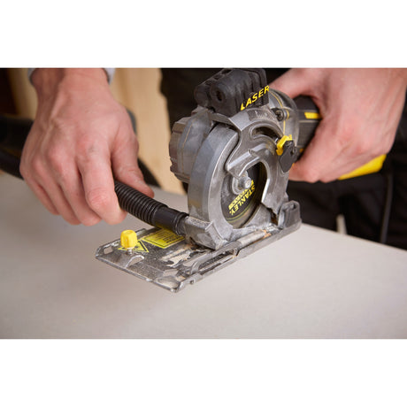 Ręczna piła tarczowa Stanley Fatmax 650w do wielu materiałów (żółto-czarna, z walizką)