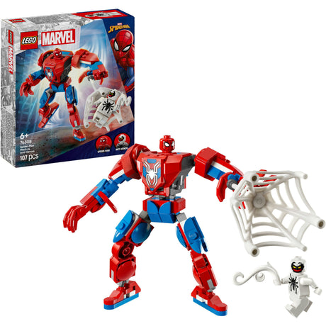 Lego Super Heroes 76308 Mech Spider-Mana kontra antytoksyna