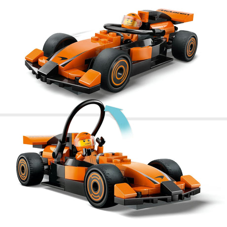 Lego City 60442 Kierowca f1 z samochodem wyścigowym McLaren