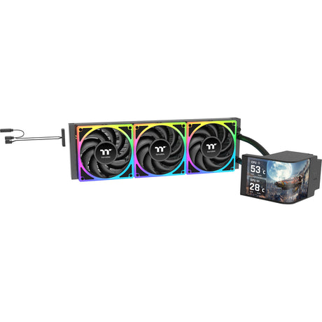 Thermaltake Magcurve 360 Ultra Arbb Sync AIO Chłodnica cieczowa Chłodzenie wodne (czarny)