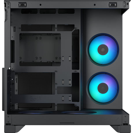 Obudowa Midi Tower Fractal Design Pop 2 Vision RGB (czarna | 1x USB-A | 1x USB-C | rgb | szkło hartowane)