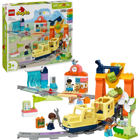 Lego Duplo Town 10428 duży interaktywny pociąg sąsiedzki