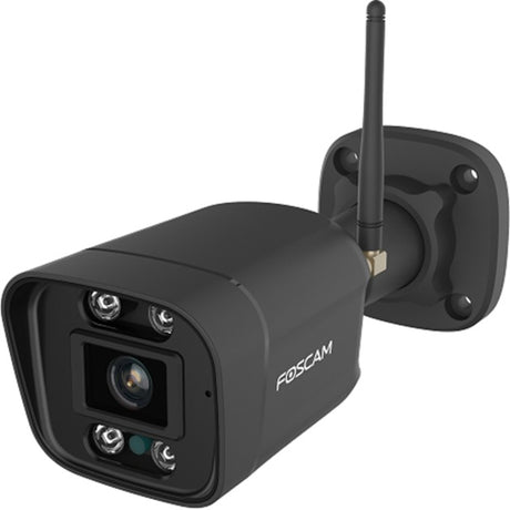 Foscam v5p, dwuzakresowa kamera Wi-Fi 3k 5mp z alarmem dźwiękowym i świetlnym (czarna)
