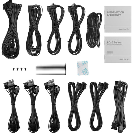 Deepcool gamerstorm pq1200g 1200 watt voeding (zwart, 1x 12v-2x6)