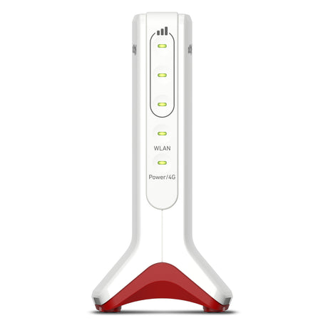 Fritz! pudełko 6825 edycja 4g międzynarodowy router WLAN LTE (biały czerwony, siatka Wi-Fi, 4g 3g)