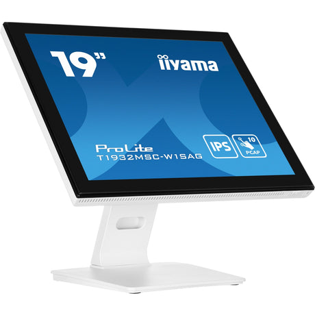 Monitor dotykowy Iiyama prolite t1932msc-w1sag 19 (biały, HDMI, Display Port, VGA, USB-B)