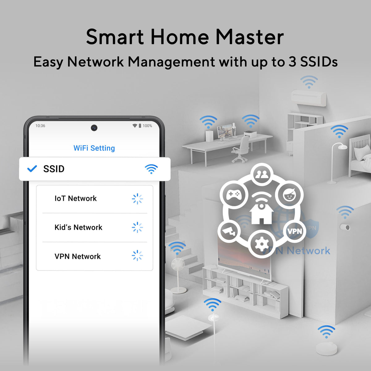 Asus zenwifi bn12 router (wit)