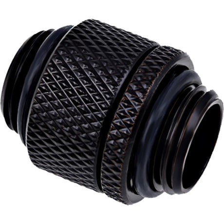 Alphacool eiszapfen podwójna złączka obrotowa g1 4 ag do połączenia g1 4 ag (czarna)