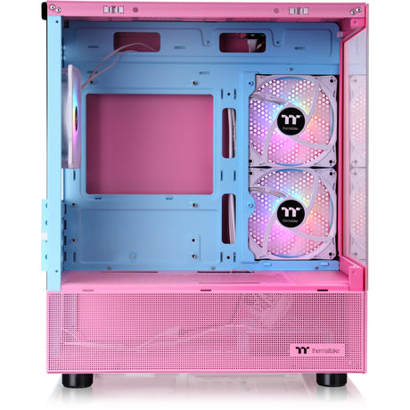 Obudowa mini tower Thermaltake View 170 tg argb (różowy | 2x usb-a | rgb | szkło hartowane)