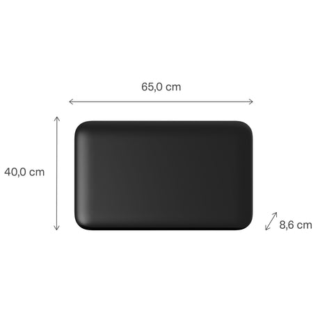 Grzejnik panelowy Wi-Fi ze stali młynowej pa700wifi4 czarny, konwektor 700 W (czarny, Wi-Fi 2,4 GHz (WiFi 6), Bluetooth 5.2, Zigbee 3.0 + aplikacja)