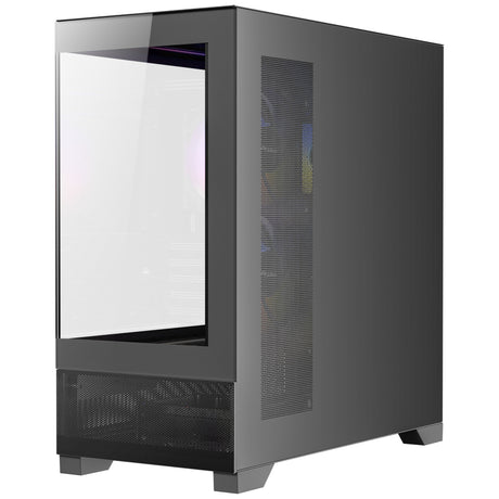 Obudowa mini tower Antec cx500m rgb (czarna | 3x usb-a | szkło hartowane)