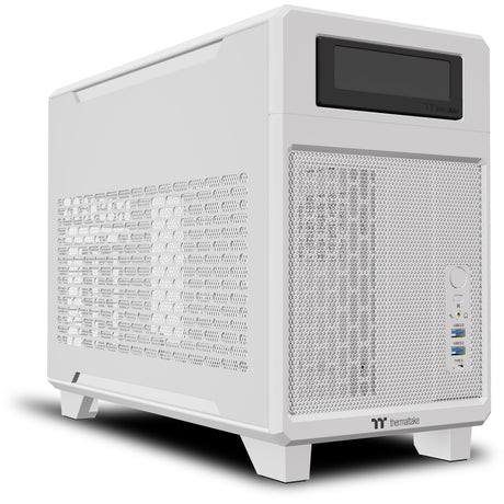 Obudowa mini tower Thermaltake tr100 Snow (biała | 2x USB-A | 1x USB-C)