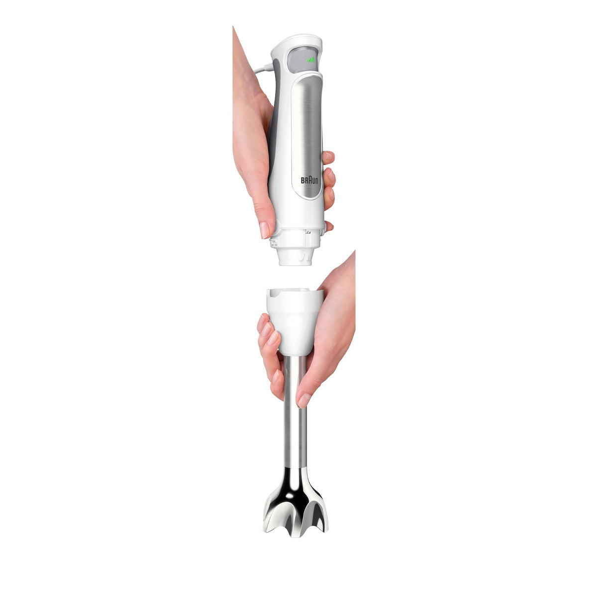 Blender ręczny Braun Multi Quick 7 mq 7005b (biała stal nierdzewna)