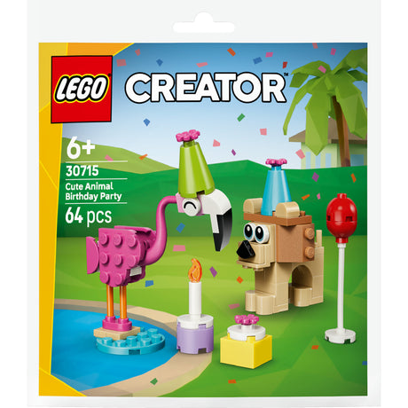 Lego creator - urocze zwierzęce konstrukcyjne zabawki urodzinowe (30715)
