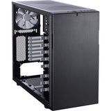 Konstrukcja fraktalna definiuje obudowę midi tower r5 (czarna | 4x usb-a)