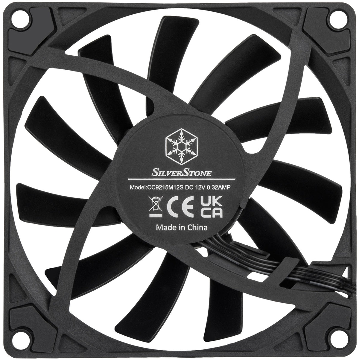 Wentylator Silverstone Air Slimmer 90 (czarny, 92 x 92 x 15 mm, pwm)
