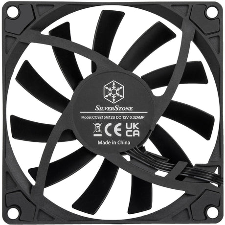 Wentylator Silverstone Air Slimmer 90 (czarny, 92 x 92 x 15 mm, pwm)