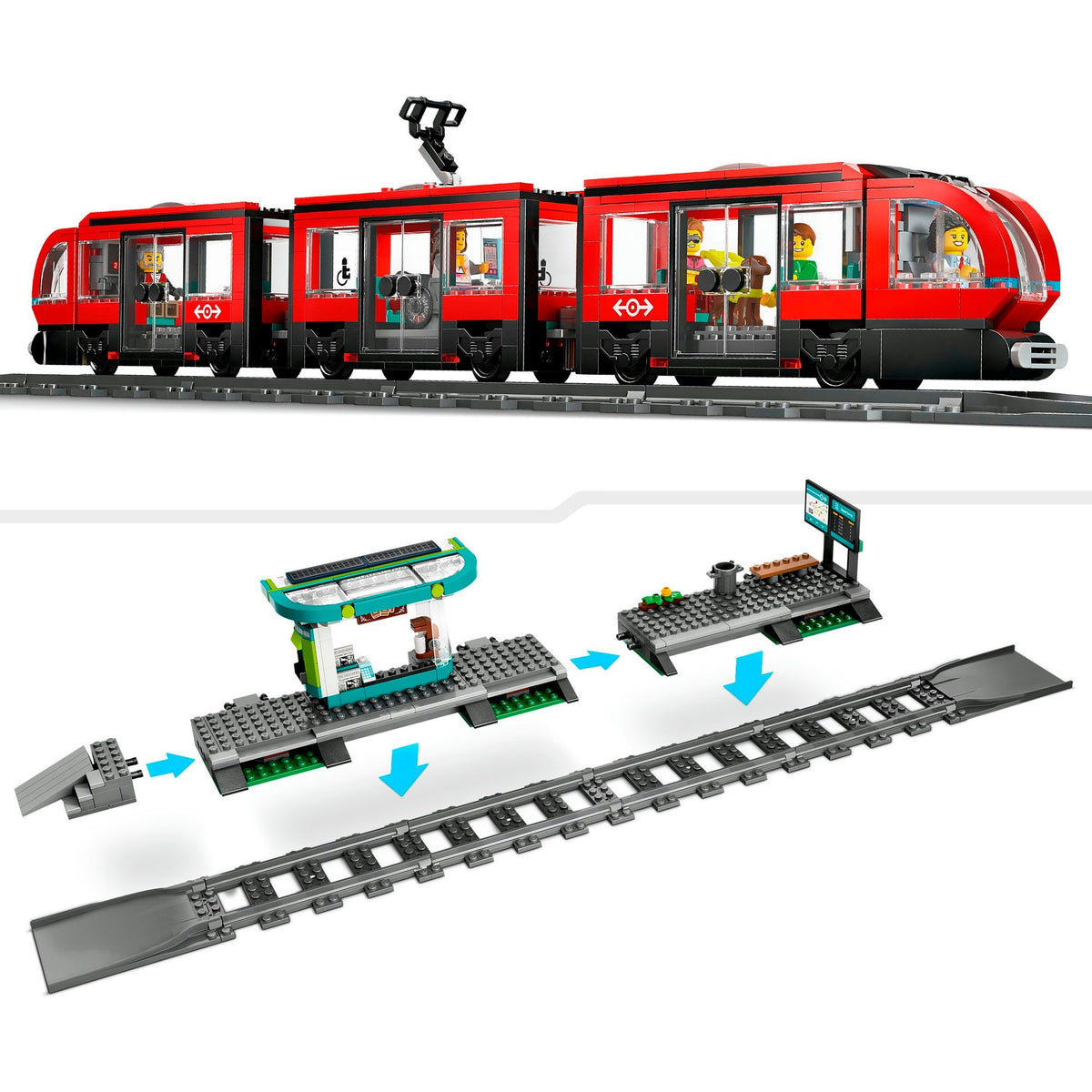 Lego City Tramwaj i stacja - 60423