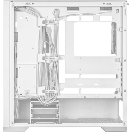 Obudowa midi tower Asus tuf gaming gt302 argb (biała | 2x usb-a | 1x usb-c | rgb | szkło hartowane)