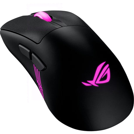 Mysz do gier Asus Rog Keris II Origin (czarna, 42 000 DPI, RGB, USB, 2,4 GHz, Bluetooth)