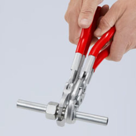 Knipex 86 03 250 klucz szczypcowy - 250 mm - chromowany - szerokość klucza do 52 mm 2 cale - pokryty tworzywem sztucznym