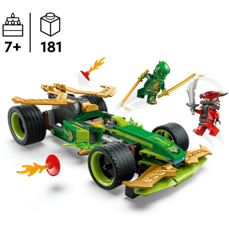 Lego Ninjago 71828 Lloyds ciągnie samochód wyścigowy