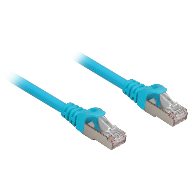 Kabel sieciowy Sharkoon SFTP, RJ-45 kat.6a (niebieski, 0,25 m, bezhalogenowy)