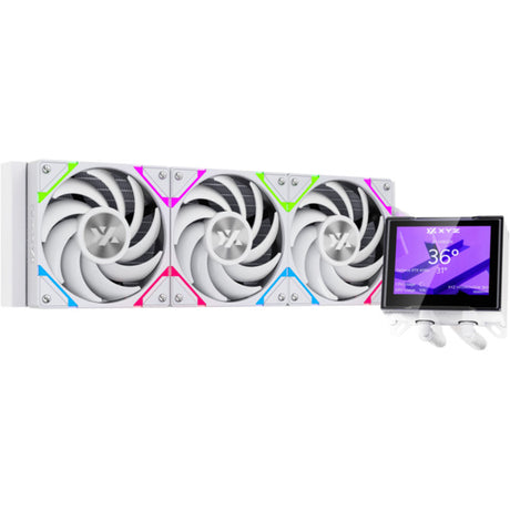 Chłodzenie wodne Xyz PC Gear Hydroview Aio 360 (biały, argb, pwm)