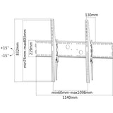 Neomounts Uchwyt ścienny do telewizora lfd-w2000 (czarny)