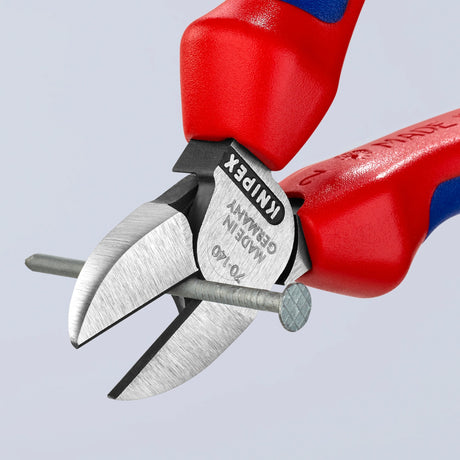 Szczypce tnące boczne Knipex 70 02 140 szczypce tnące (czerwony niebieski)