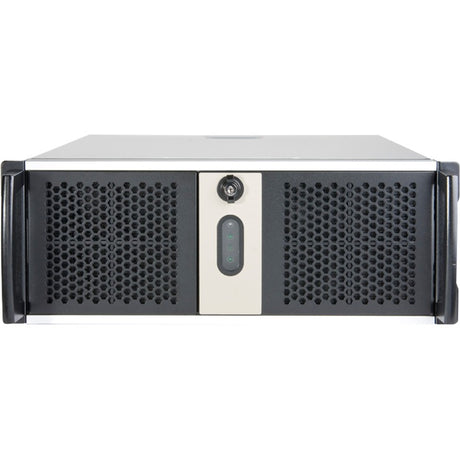 Obudowa rack Chenbro rm42300 (czarno-srebrna | 2x USB-A 3.2 (5 Gbit s))