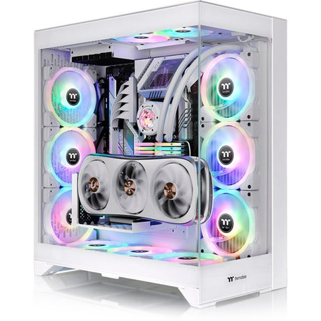 Obudowa Thermaltake CTE E660 MX Snow Midi Tower (biała | 2x USB-A | 1x USB-C | szkło hartowane)