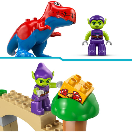 Lego Duplo 10463 Dinozaur Spidey Rex kontra zielony goblin