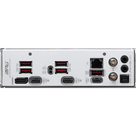 Msi mpg x870i edge ti evo wifi socket am5 moederbord (wit, raid, 5gb-lan, wi-fi 7, bt 5.4, sound, mini-itx)