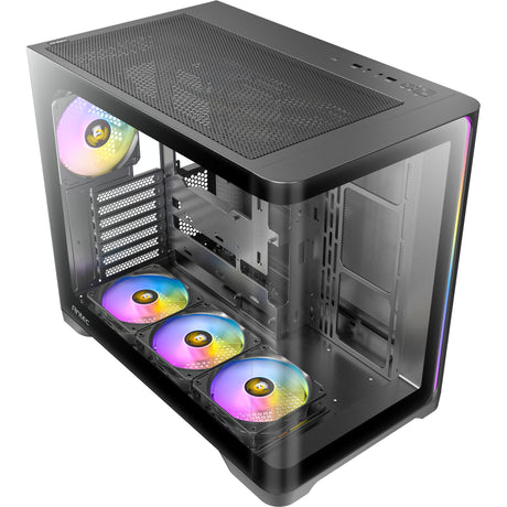 Obudowa midi tower Antec c5 curve argb (czarna | 2x USB-A | 1x USB-C | szkło hartowane)