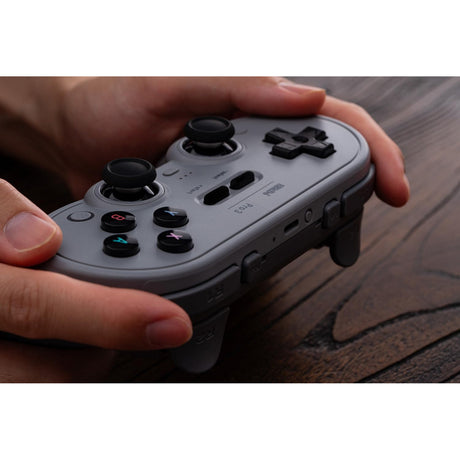 Gamepad Bluetooth 8bitdo pro 3 (szary czarny, przełącznik 1 2, PC, Android, 2,4 GHz Bluetooth USB)