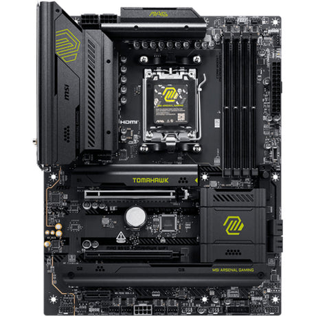 Płyta główna MSI Mag B850 Tomahawk WiFi Socket AM5 (RAID, 5 GB-LAN, WiFi 7, BT, dźwięk, ATX)