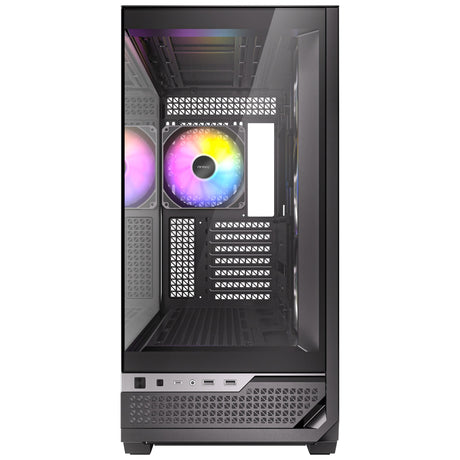 Obudowa midi tower Antec c7 argb (czarna | 2x USB-A | 1x USB-C | szkło hartowane)
