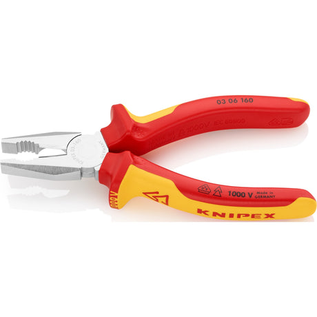 Kombinerki Knipex 03 06 160 chromowane komfortowe vde 160mm
