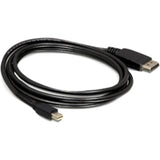 Delock mini displayport > adapter displayport (czarny, 1 metr)