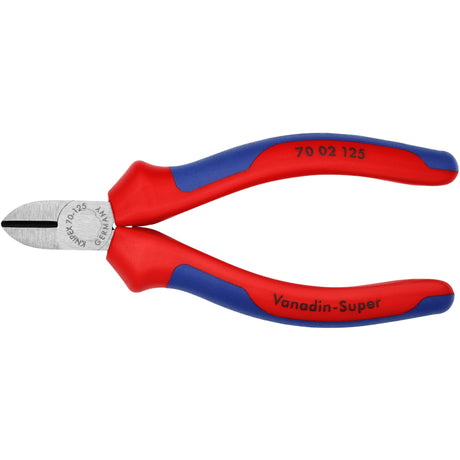 Szczypce tnące boczne Knipex 70 02 125 szczypce tnące (czerwony niebieski)