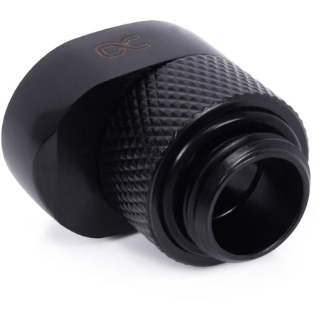 Alphacool eiszapfen 8mm element offsetowy obrotowy połączenie g1 4 ag do g1 4 ig (czarny)