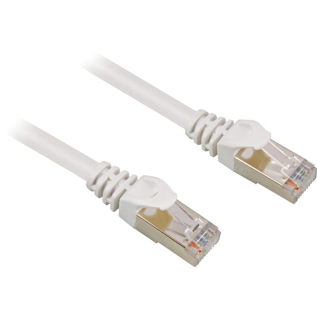 Kabel sieciowy Sharkoon SFTP, RJ-45 kat. 6 (biały, 5 metrów)