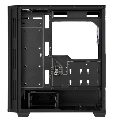 Obudowa midi tower Sharkoon rgb lit 100 (czarna | 3x usb-a | rgb | okno)